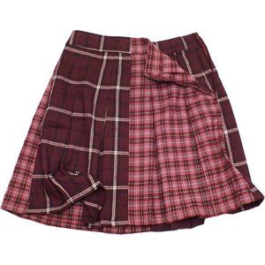 Hollister Ultra High-Rise Pleated Plaid Mini Skirt